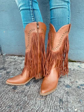 Adela Fringe Boots