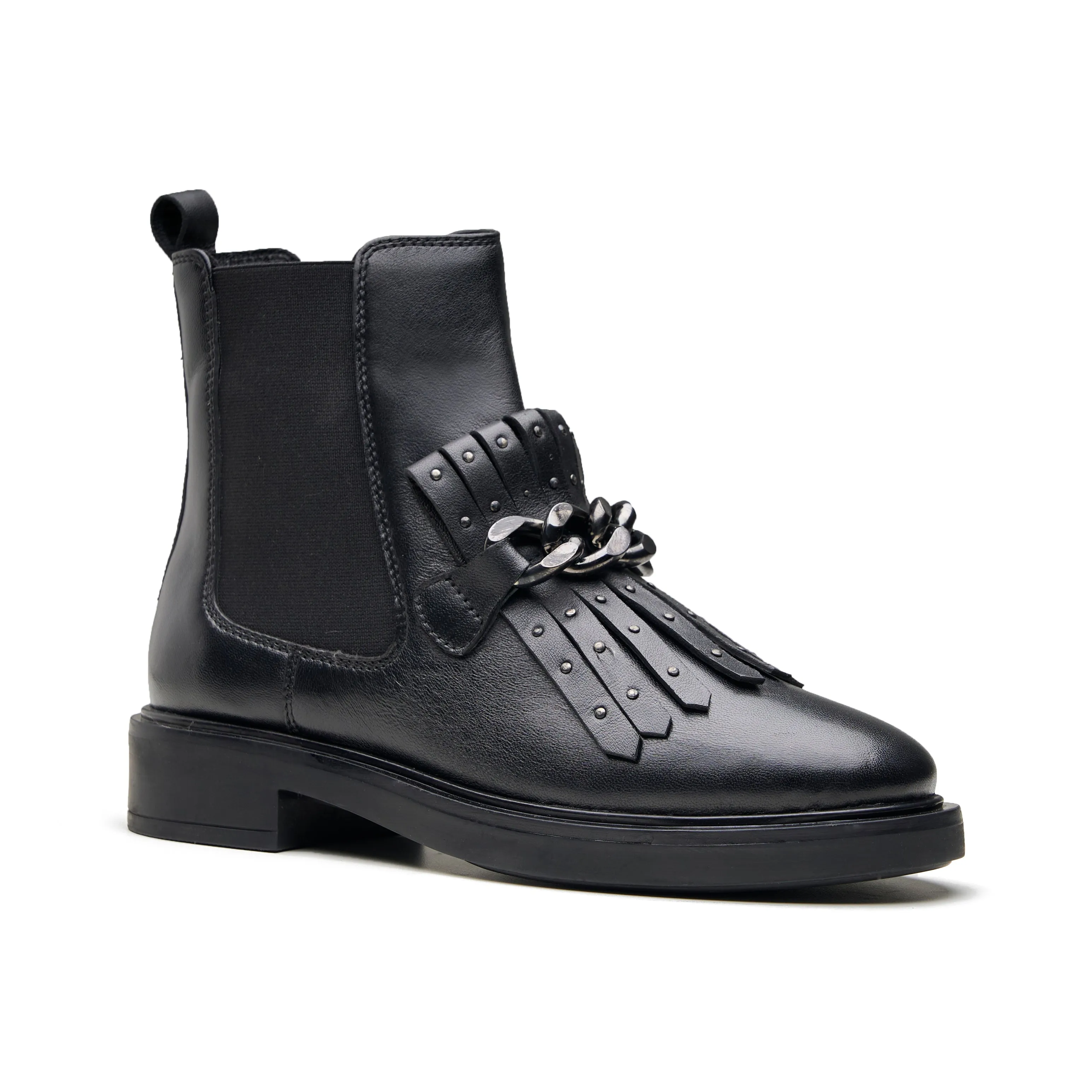 Alva Womens Studded Leather Boot