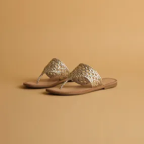 Auraa Woven Flats