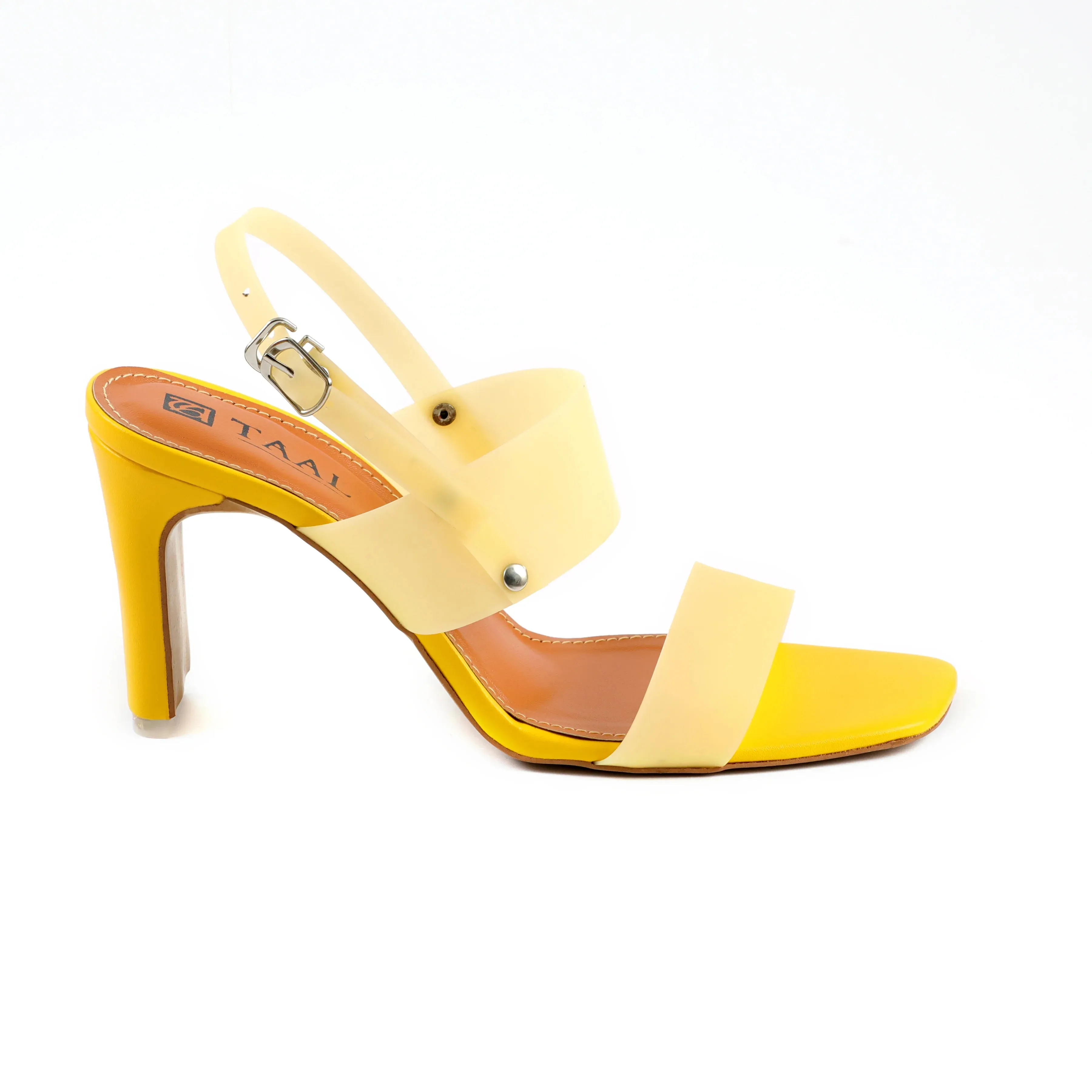 Bella Yellow Women Heels sandal