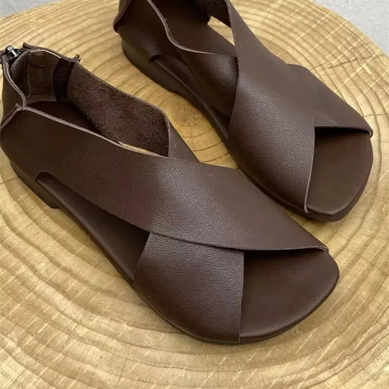 Classic Cross Style Non-Slip Comfortable Gladiator Sandals