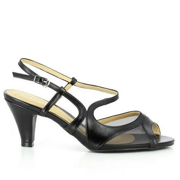 Dalessi Deva Black Sandals