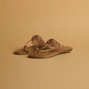 Farah Woven Kolhapuri Flats