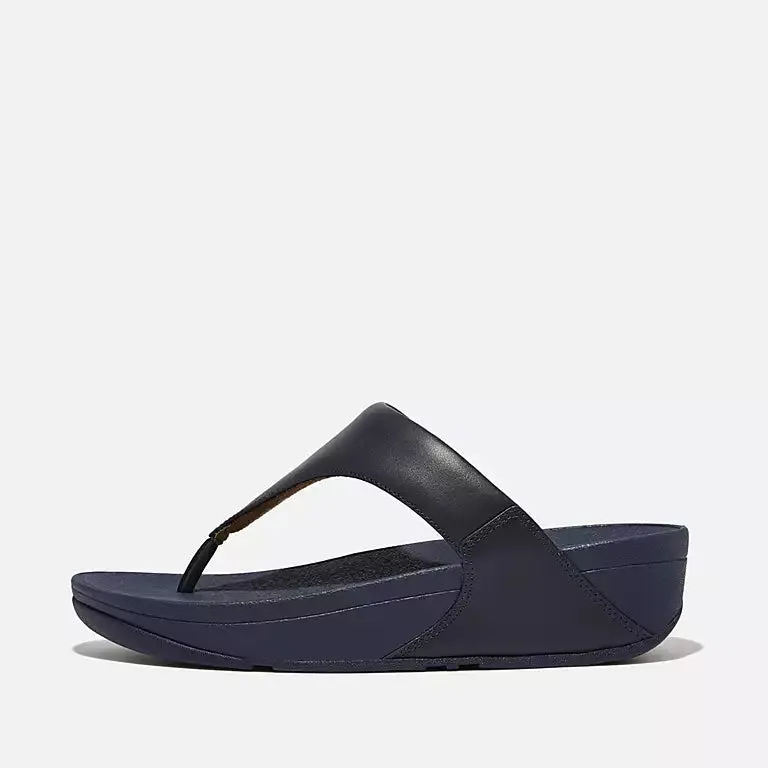 FitFlop Lulu Leather Sandals - Deepest Blue