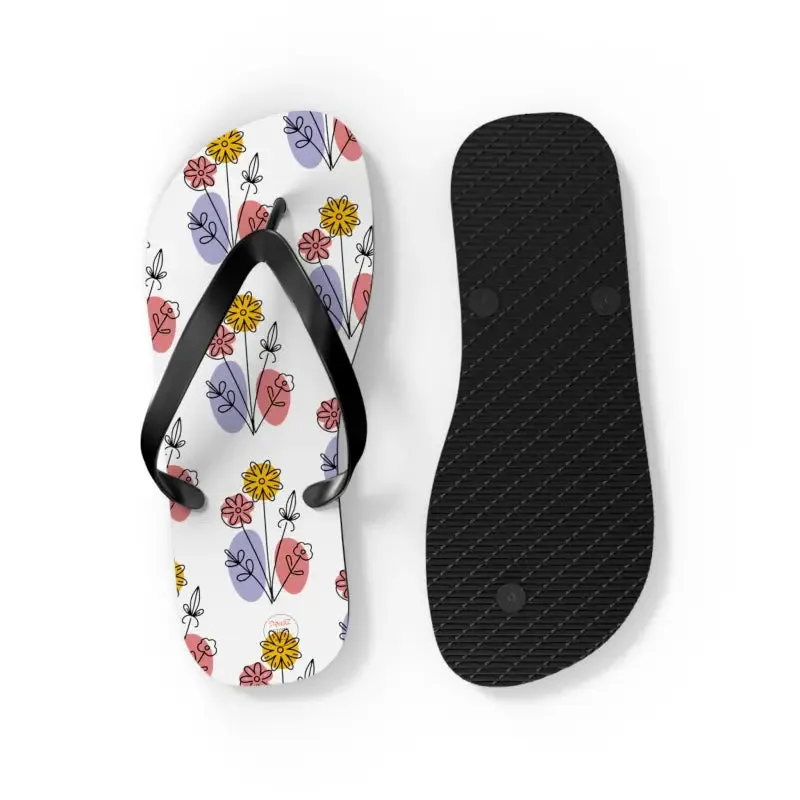 Floral Print Flip Flops Summer Style