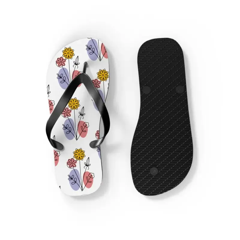 Floral Print Flip Flops Summer Style