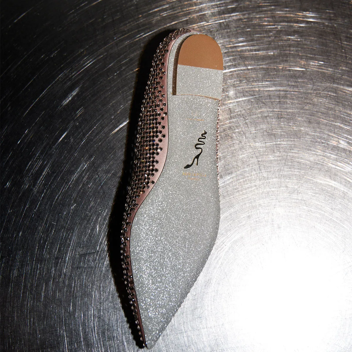 Ginger 10 Crystal Embellished Flat Pump