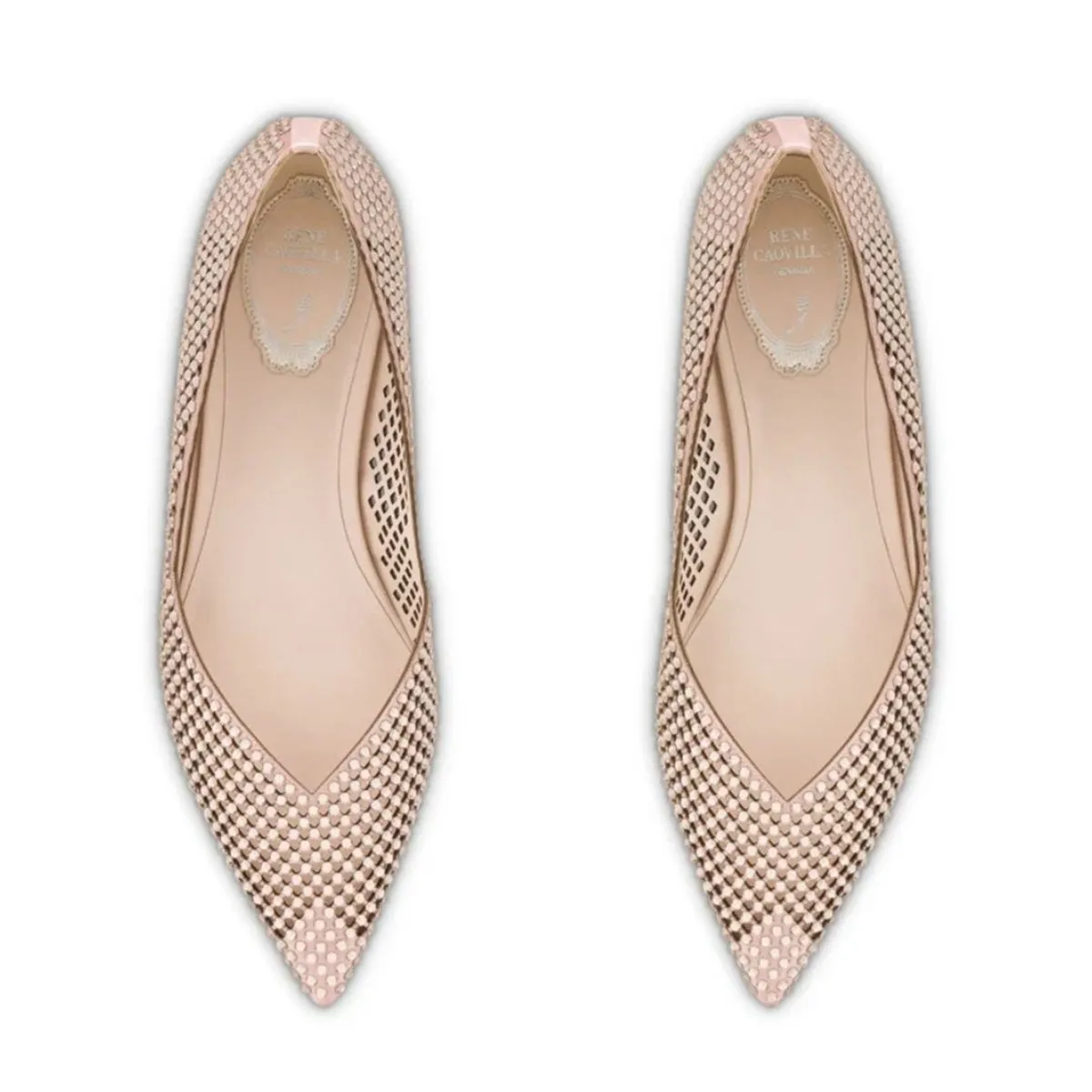 Ginger 10 Crystal Embellished Flat Pump