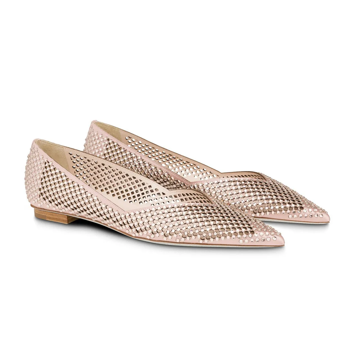 Ginger 10 Crystal Embellished Flat Pump