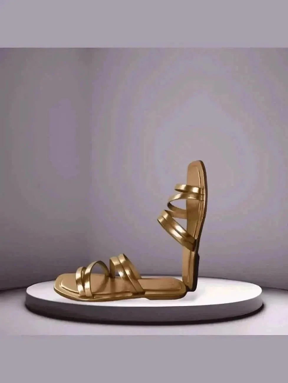 Golden Multiple Strand Flats