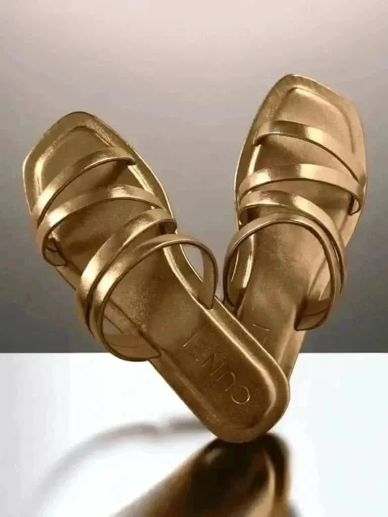 Golden Multiple Strand Flats