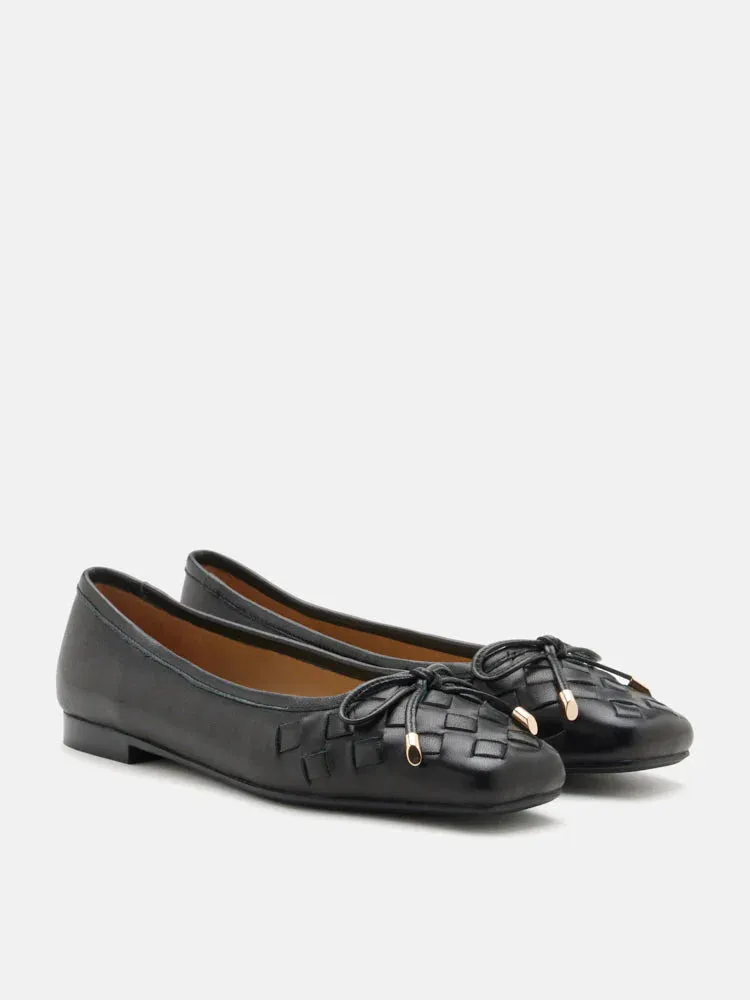 Katelyn Woven Bow Flats