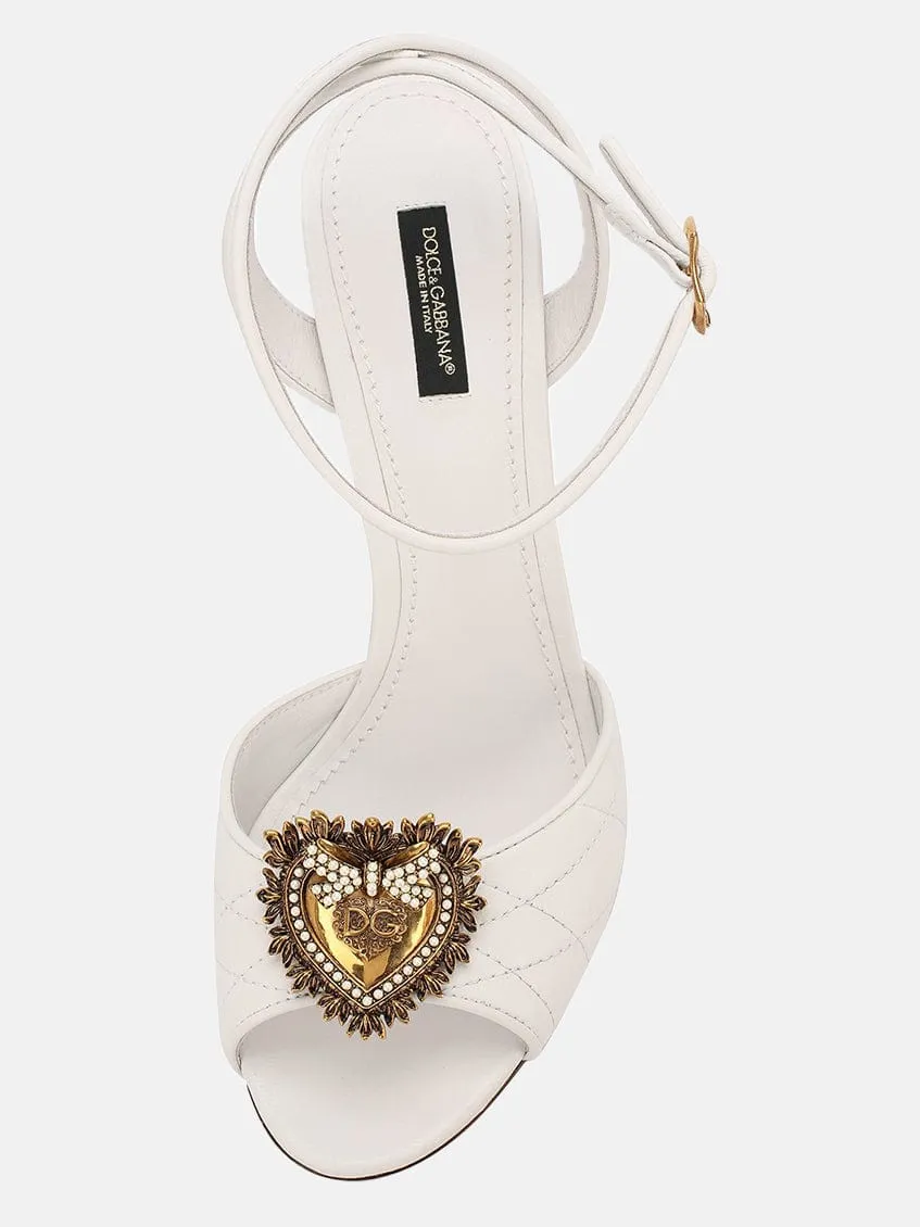 Keira Devotion Embellished Quilted Sandals