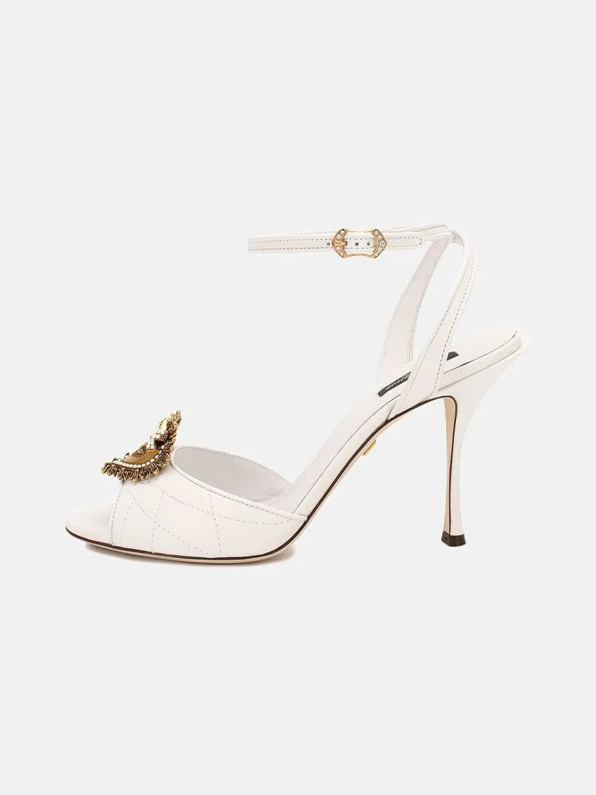 Keira Devotion Embellished Quilted Sandals