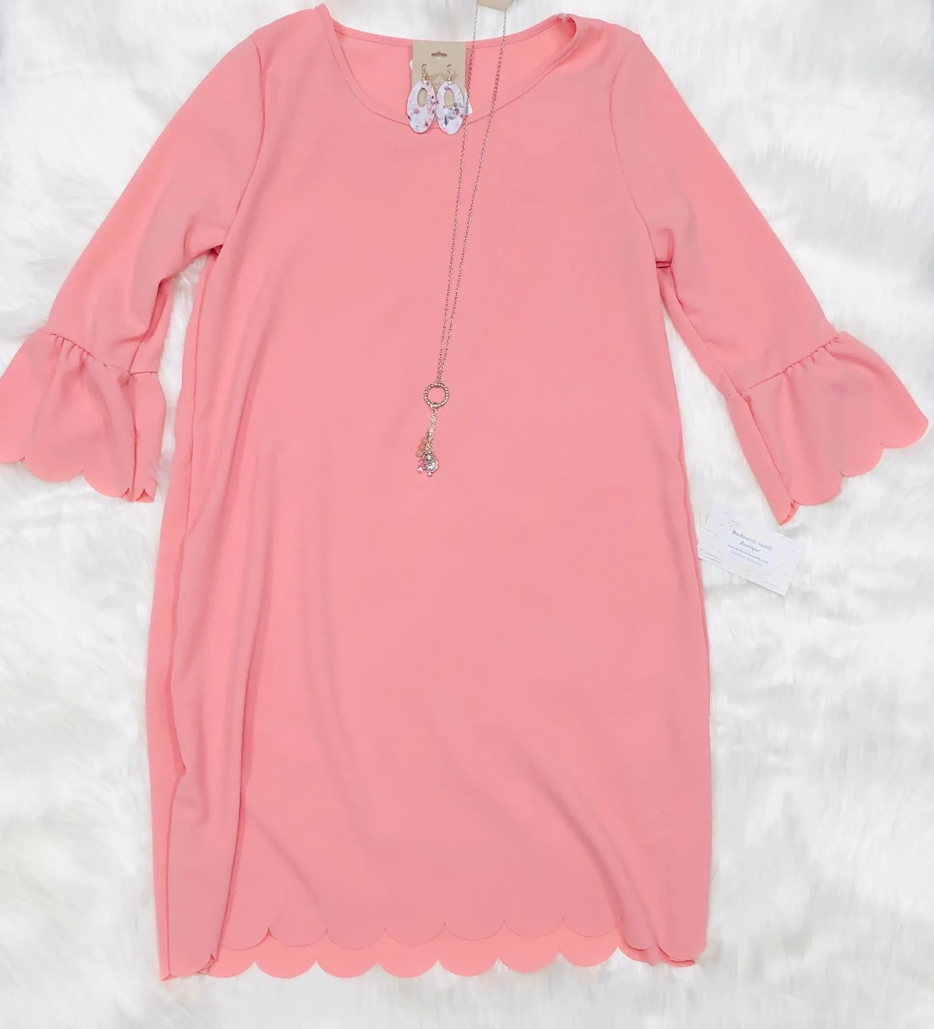 Layla Scalloped Dress