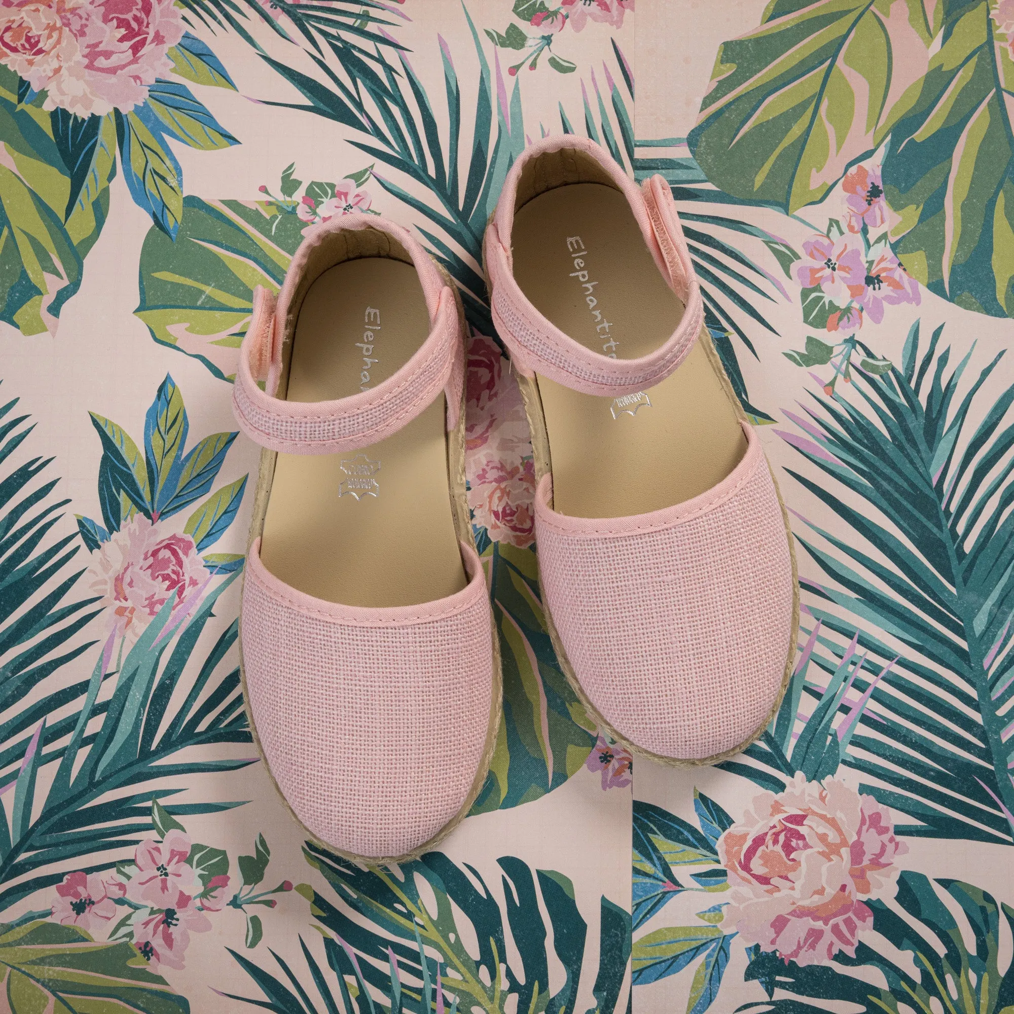 Linen Classic Espadrille Pink