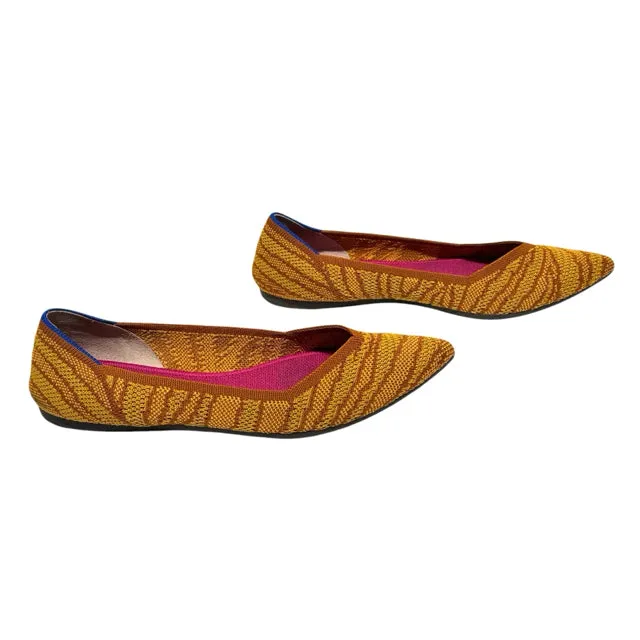 Rothy's Shoe Size 9 Yellow Pointed Toe Flats