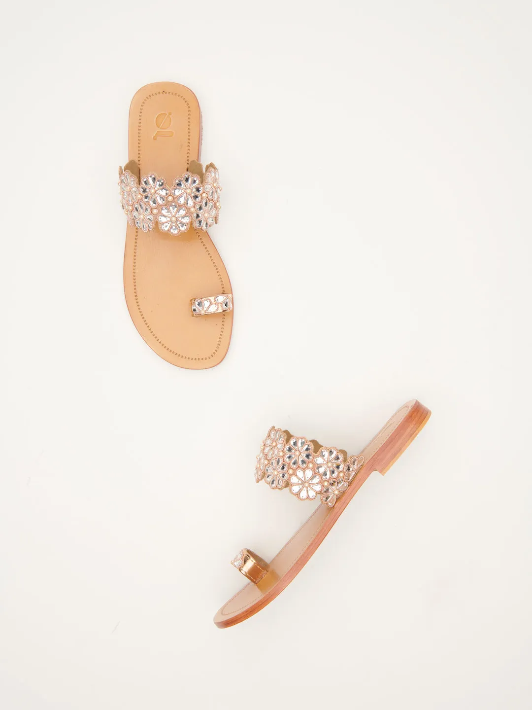 'SHISHA' HAND EMBROIDERED FLATS
