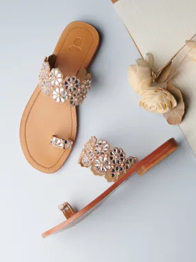 'SHISHA' HAND EMBROIDERED FLATS