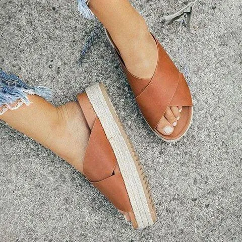 Slides Espadrille Flat Sandals Slip-On Sandals