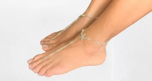 Starfish barefoot sandals, beach barefoot sandals,wedding barefoot sandals,boho barefoot sandals,footless sandals,thong sandals,bridesmaids