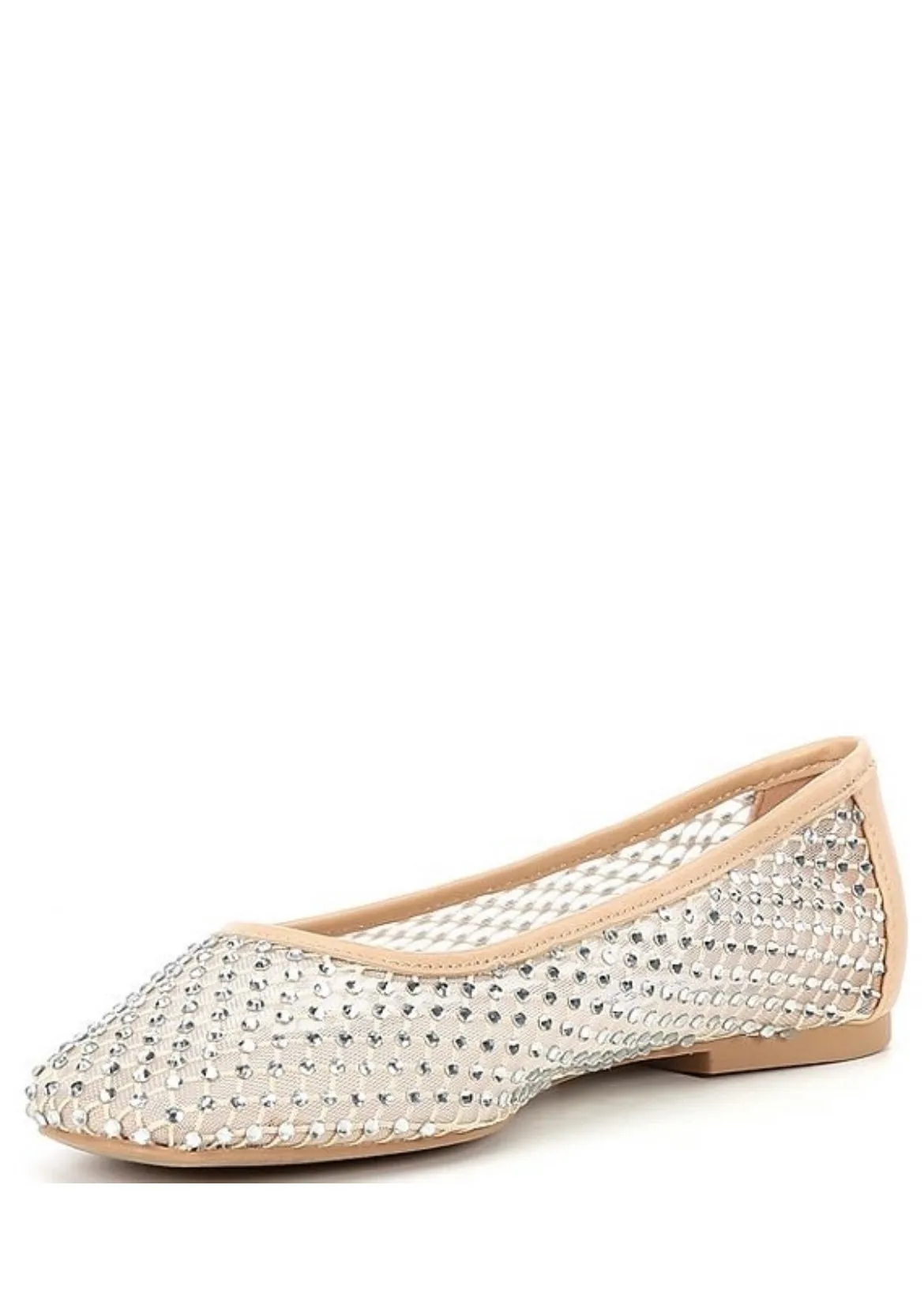 stone mesh ballet flat