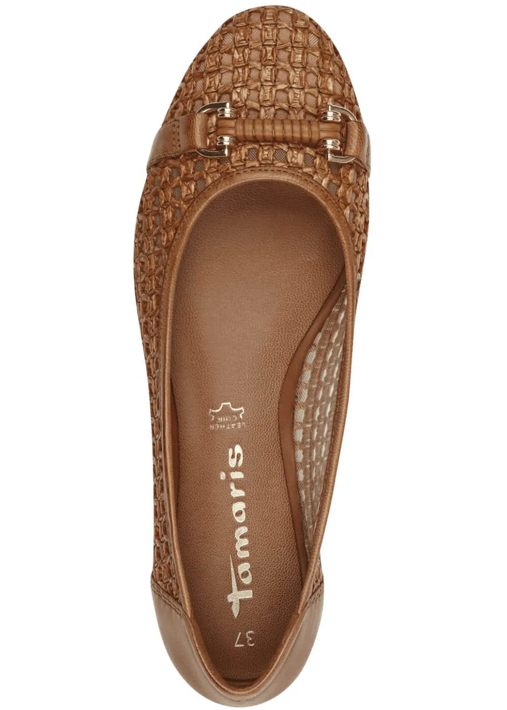 Tamaris Winona Ballerina's Cognac Brown