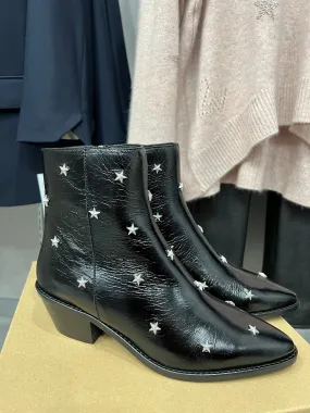 TYLER STAR STUDDED ANKLE BOOTIES