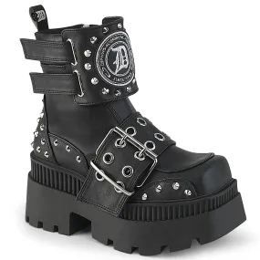WRATH-58 Black Vegan Demonia Gothic Boot